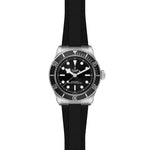 TUDOR Watch TUDOR Black Bay 41mm Case, Black Dial, Black Rubber Bracelet (M7941A1A0U-0002)