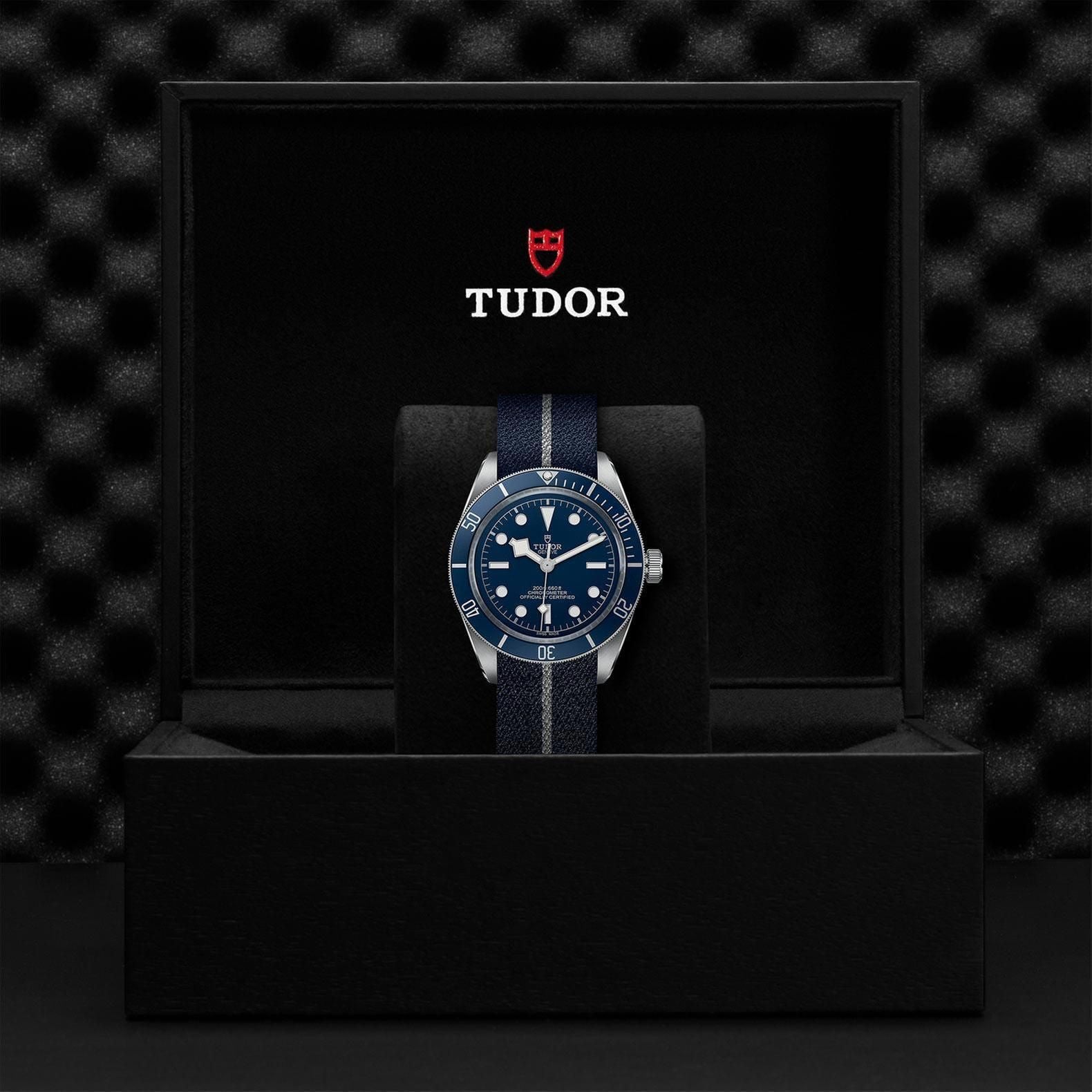 TUDOR Watch TUDOR Black Bay 58 39mm Case, Blue Dial, Blue Fabric Strap (M79030B-0003)