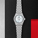 TUDOR Watch TUDOR Royal 28mm Case, Diamond Mother of Pearl Dial, Steel Bracelet (M28320-0001)