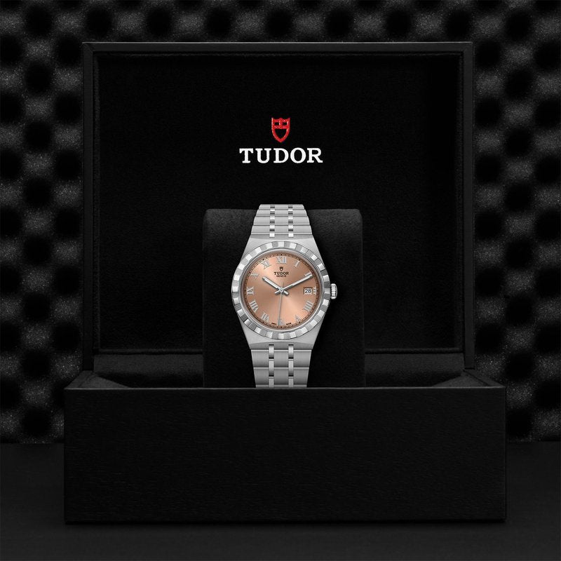 TUDOR Watch TUDOR Royal 38mm Case, Salmon Dial, Steel Bracelet (M28500-0007)