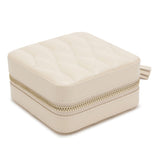 WOLF Designs Jewelry Cases Caroline Jewelry Zip Travel Case - Ivory