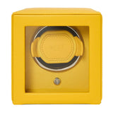 WOLF Designs Jewelry Cases Cub Single Watch Winder with Cover in Tuttie Frutti Yellow