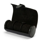 WOLF Designs Jewelry Cases WOLF 3-Watch Roll - Black