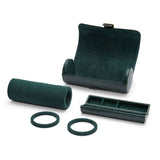 WOLF Designs Jewelry Cases WOLF 3-Watch Roll - Green