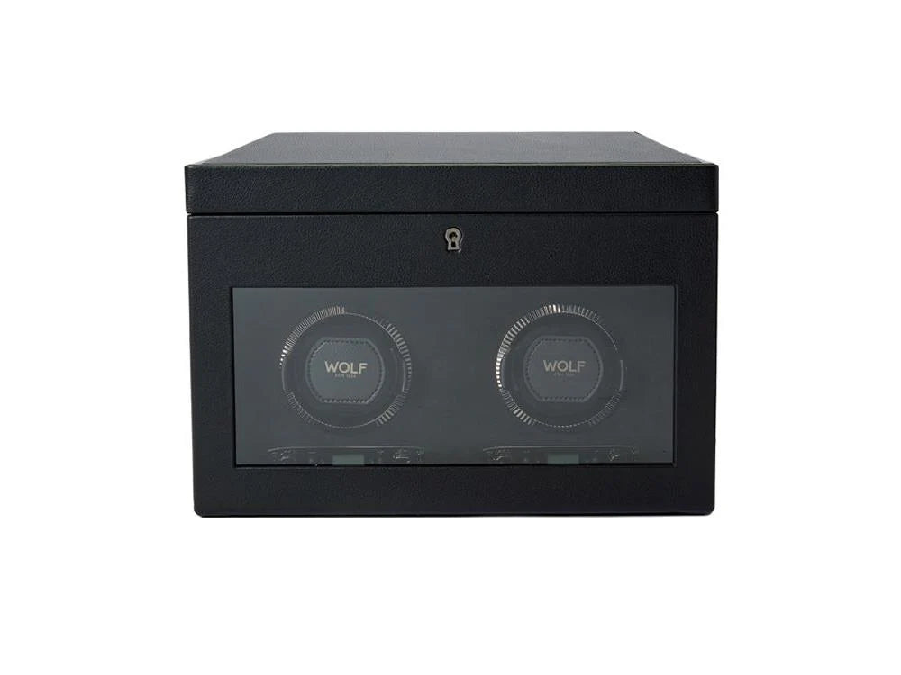 WOLF Designs Watch Winder WOLF British Racing Watch Winder - Black