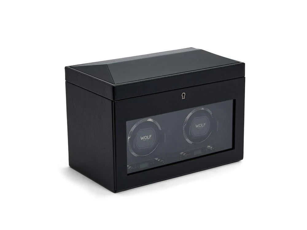 WOLF Designs Watch Winder WOLF British Racing Watch Winder - Black