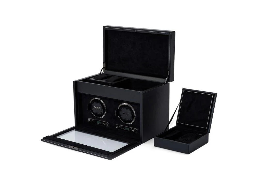 WOLF Designs Watch Winder WOLF British Racing Watch Winder - Black