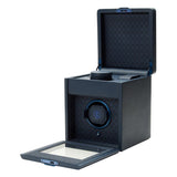 WOLF Designs Watch Winder Wolf Earth Single Watch Winder - Midnight Blue