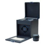 WOLF Designs Watch Winder Wolf Earth Single Watch Winder - Midnight Blue