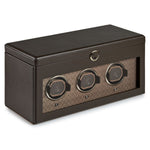 WOLF Designs Watch Winder WOLF Earth Triple Watch Winder - Brown