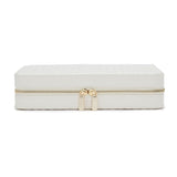 WOLF Designs Jewelry Cases Wolf Maria Large Jewelry Zip Case - Ivory