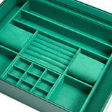 WOLF Designs Jewelry Cases Wolf Sophia Jewelry Box with Window - Forest Green