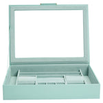 WOLF Designs Jewelry Cases Wolf Sophia Jewelry Box with Window - Jade