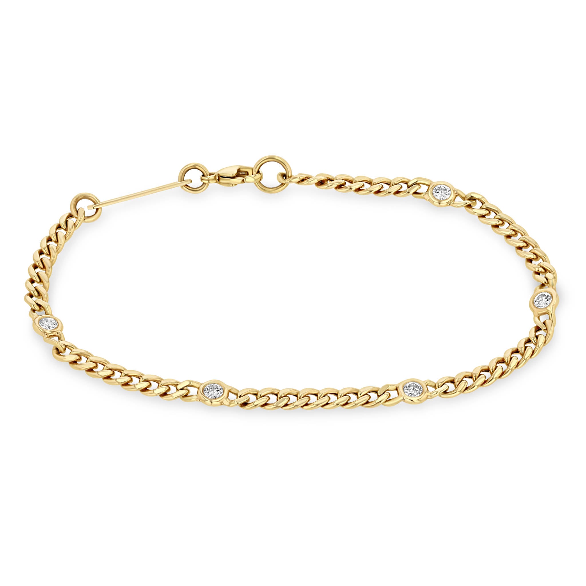 Zoe Chicco Bracelet Zoë Chicco 14K Yellow Gold Curb Chain Bracelet