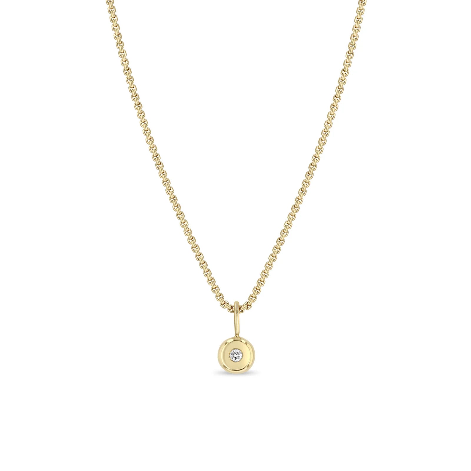 Zoe Chicco Necklaces and Pendants Zoe Chicco 14k yellow gold Diamond Nugget Pendant Necklace