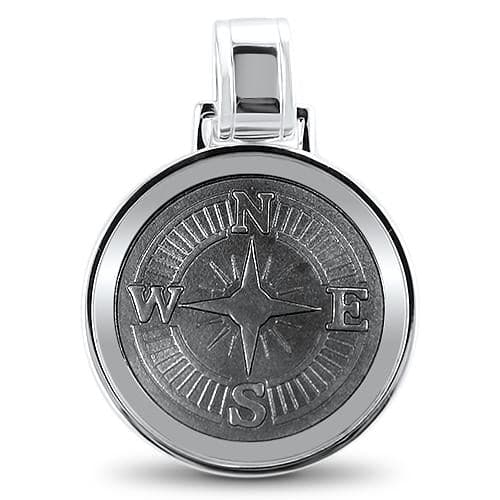 Compass Rose Mother of Pearl Pendant – Modern Jewelers