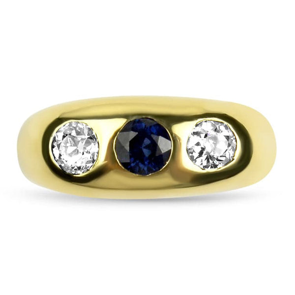 Cartier 18k Yellow Gold Diamond Gypsy Ring