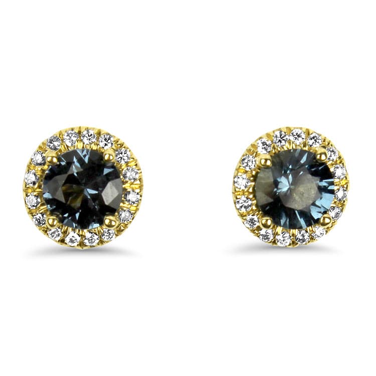 Blue hot sale spinel earrings