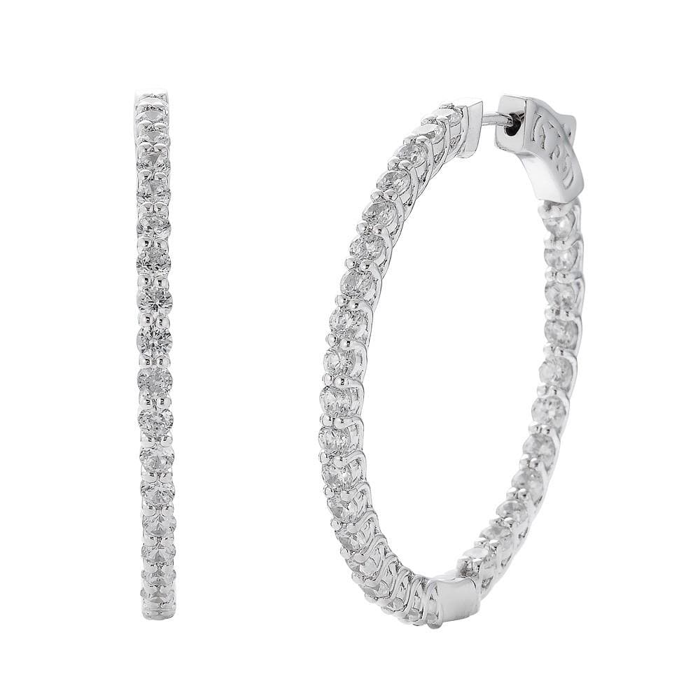 In and out hot sale hoop earrings